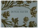 Dutch Silver