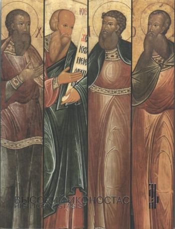 Высокий иконостас. Произведения начала - третьей четверти XVII века из собрания музея имени Андрея Рублева